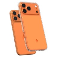 Удароустойчив, твърд кейс с MagSafe за iPhone 17 Pro от Spigen Ultra Hybrid T - Glossy Orange