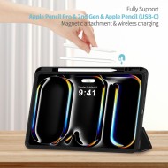 Силиконов калъф за iPad Pro 11" 5 / 6 2024-2025 от Tech-Protect SC PEN - Black