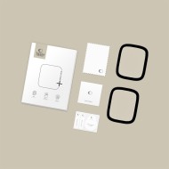 2 x хибридно стъкло за Apple Watch 4 / 5 / 6 / SE 1 / 2 / 3 (44mm)  от Tech-Protect Glass Flex+ - Черен