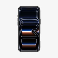 Удароустойчив кейс с MagSafe пръстен за iPhone 17 Pro от Spigen Ultra Hybrid Mag - Frost Black / Orange