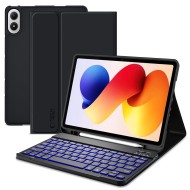 Калъф с блутут клавиатура за Xiaomi Poco Pad M1 / Redmi Pad 2 Pro 12.1 от Tech-Protect SC Pen - Black