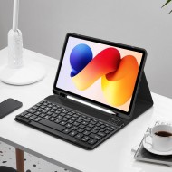 Калъф с блутут клавиатура за Xiaomi Poco Pad M1 / Redmi Pad 2 Pro 12.1 от Tech-Protect SC Pen - Black
