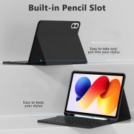 Калъф с блутут клавиатура за Xiaomi Poco Pad M1 / Redmi Pad 2 Pro 12.1 от Tech-Protect SC Pen - Black