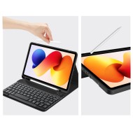 Калъф с блутут клавиатура за Xiaomi Poco Pad M1 / Redmi Pad 2 Pro 12.1 от Tech-Protect SC Pen - Black