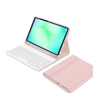 Калъф с блутут клавиатура за Samsung Galaxy Tab A9+ / A11+ Plus 11.0 от Tech-Protect SC Pen - Pink