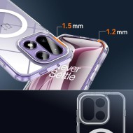 Хибриден кейс с MagSafe за OnePlus 15 от Tech-Protect Flexair Hybrid - Clear