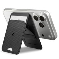 SPIGEN S314-1 SLIM FOLD TRIPOD MAGSAFE UNIVERSAL MAGNETIC CARD HOLDER BLACK