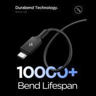 SPIGEN EB10020CC ESSENTIAL TYPE-C CABLE 100W 200CM BLACK