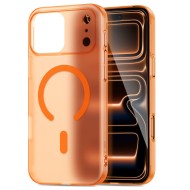 Тънък кейс с MagSafe за iPhone 17 Pro Max от Tech-Protect MagSlim - Matte Cosmic Orange