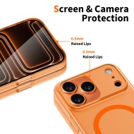 Тънък кейс с MagSafe за iPhone 17 Pro Max от Tech-Protect MagSlim - Matte Cosmic Orange