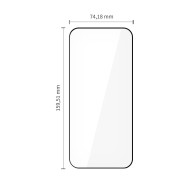 2 x Стъклен протектор за дисплей на Xiaomi Poco F8 Ultra от Tech-Protect Glass Fit+ - Black
