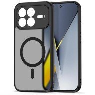 Твърд кейс с MagSafe пръстен за Xiaomi Poco F8 Pro от Tech-Protect MagMat - Matte Black