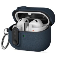 Твърд калъф с карабинер за слушалки Samsung Galaxy Buds 3 / 3 FE / 3 Pro от Tech-Protect Slim Hook - Fluffy Blue