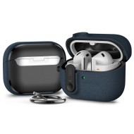 Твърд калъф с карабинер за слушалки Samsung Galaxy Buds 3 / 3 FE / 3 Pro от Tech-Protect Slim Hook - Fluffy Blue