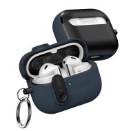 Твърд калъф с карабинер за слушалки Samsung Galaxy Buds 3 / 3 FE / 3 Pro от Tech-Protect Slim Hook - Fluffy Blue