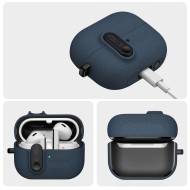 Твърд калъф с карабинер за слушалки Samsung Galaxy Buds 3 / 3 FE / 3 Pro от Tech-Protect Slim Hook - Fluffy Blue