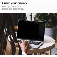 FOLIA PRYWATYZUJĄCA SPIGEN SAFE VIEW MACBOOK PRO 14 M1 / M2 / M3 / M4 / M5 2021-2025 PRIVACY