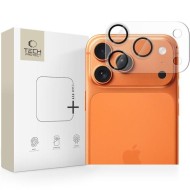 Алуминиев протектор за камера на iPhone 17 Pro от Tech-Protect Camfull Fit+ - Matte Clear
