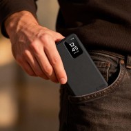 Кожен, активен тефтер за Samsung Galaxy S26 от Tech Protect Smart Wallet - Matte Black