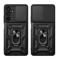 Удароустойчив калъф за Samsung Galaxy A57 5G от Tech-Protect CamShield Pro - Black
