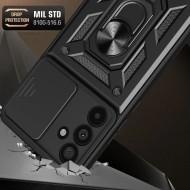 Удароустойчив калъф за Samsung Galaxy A57 5G от Tech-Protect CamShield Pro - Black