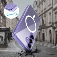 Силиконов кейс с MagSafe за Samsung Galaxy S26 Ultra от Tech-Protect FlexAir - Clear