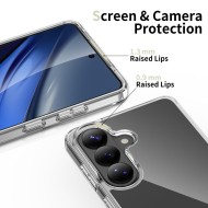 Хибриден кейс за Samsung Galaxy S26 от Tech-Protect Flexair Hybrid - Clear