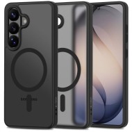 Твърд кейс с MagSafe пръстен за Samsung Galaxy S26+ Plus от Tech-Protect MagMat - Matte Black