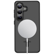 Твърд кейс с MagSafe пръстен за Samsung Galaxy S26+ Plus от Tech-Protect MagMat - Matte Black