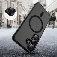 Твърд кейс с MagSafe пръстен за Samsung Galaxy S26+ Plus от Tech-Protect MagMat - Matte Black
