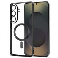 Твърд кейс с MagSafe и протектор за камерата на Samsung Galaxy S26 от Tech-Protect MagFlex - Black