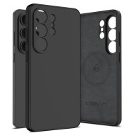 Твърд силиконов кейс с MagSafe за Samsung Galaxy S26 Ultra от Tech-Protect Silicone - Black