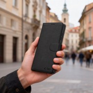 Кожен тефтер за Samsung Galaxy S26 от Tech-Protect Wallet - Black