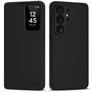 Кожен, активен тефтер за Samsung Galaxy S26 Ultra от Tech Protect Smart Wallet - Matte Black