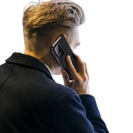 Кожен тефтер за Xiaomi Poco F4 5G от Dux Ducis Skin Pro - Черен