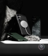 Удароустойчив кейс с MagSafe за Samsung Galaxy S26+ Plus от Ringke Onyx Magnetic - Черен