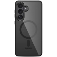 Твърд кейс с MagSafe пръстен за  Samsung Galaxy S26+ Plus от Tech-Protect MagMat - Black / Clear