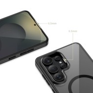 Твърд кейс с MagSafe пръстен за  Samsung Galaxy S26 Ultra от Tech-Protect MagMat - Black / Clear