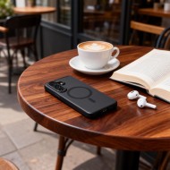 Кейс с MagSafe и защита на камерата за Samsung Galaxy S26 от Tech-Protect MagCam - Matte Black