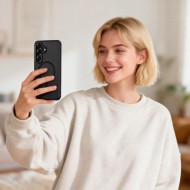 Кейс с MagSafe и защита на камерата за Samsung Galaxy S26+ Plus от Tech-Protect MagCam - Matte Black