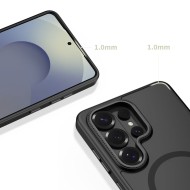 Кейс с MagSafe и защита на камерата за Samsung Galaxy S26 Ultra от Tech-Protect MagCam - Matte Black