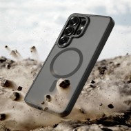 Кейс с MagSafe и защита на камерата за Samsung Galaxy S26 Ultra от Tech-Protect MagCam - Matte Black