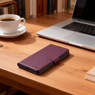 Кожен тефтер за Samsung Galaxy S26 Ultra от Tech-Protect Wallet - Mulberry