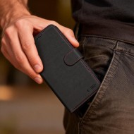 Кожен тефтер за Samsung Galaxy S26 Ultra ot Tech-Protrct Wallet RS -Black/Red