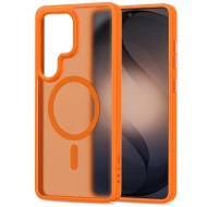 Твърд кейс с MagSafe пръстен за Samsung Galaxy S26 Ultra от Tech-Protect MagMat - Matte Orange