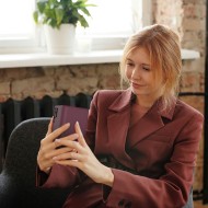 Кожен тефтер за Samsung Galaxy A36 / А56 / А37 5G  от Tech-Protect Wallet - Mulberry