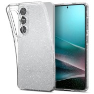 Удароустойчив, силиконов кейс за Samsung Galaxy S26+ Plus от Spigen Liquid Crystal - Glitter Crystal