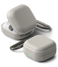 Силиконов калъф с MagSafe за слушалки Samsung Galaxy Buds 4 / 4 Pro от Ringke Onyx Magnetic - Warm Grey