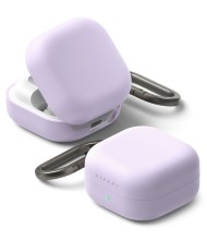 Силиконов калъф за слушалки Samsung Galaxy Buds 4 / 4 Pro от Ringke Silicone - Light Purple