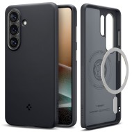 Удароустойчив кейс с MagSafe за Samsung Galaxy S26 Ultra от Spigen Nano Pop - Black Sesame